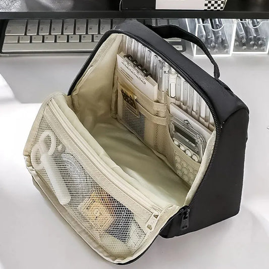 9-layer Large-capacity Pencil Case Beautiful Canvas Multi-functional Pencil Case School Supplies And Stationery